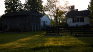 lawn view of the inn