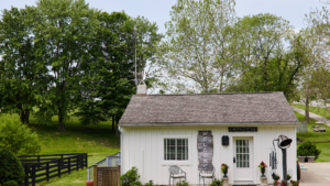 view of the garden cottage