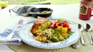 healthy vegetarian breakfast frittata at the inn