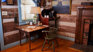 desk in room